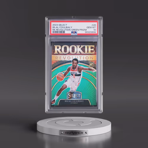 2023 Panini Select Rookie Revolution #26 Bilal Coulibaly - Green Prizm (PSA 10 GEM MINT)