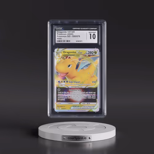 2022 Pokémon GO #050/078 Dragonite VSTAR - Holo (CGC 10 GEM MINT)