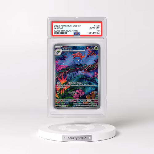 2023 Pokémon Obf EN-Obsidian Flames #198 Gloom - Illustration Rare (PSA 10 GEM MINT)