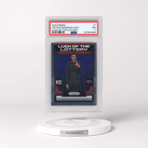 2023 Panini Prizm Luck of the Lottery #7 Victor Wembanyama (PSA 7 NM)