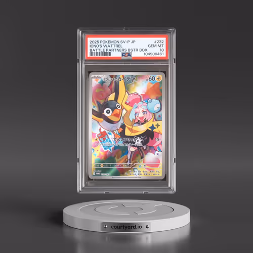 2025 Pokémon SV-P Promo #232 Iono's Wattrel - Battle Partners Booster Box (PSA 10 GEM MINT)