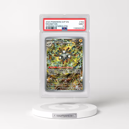 2024 Pokémon Svp EN-SV Black Star Promo #159 Magneton - Surging Sparks Elite Trainer Box (PSA 9 MINT
