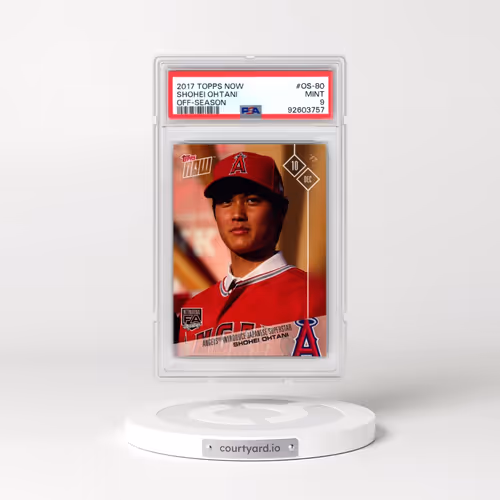 2017 Topps Now Off-Season #OS-80 Shohei Ohtani (PSA 9 MINT)