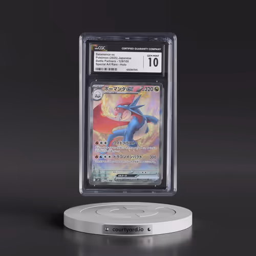 2025 Pokémon SV9-Battle Partners #129 Salamence EX - Holo Special Art Rare (CGC 10 GEM MINT)