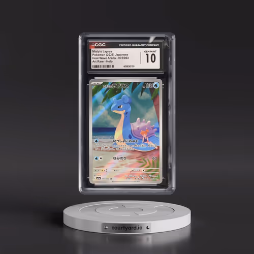 2025 Pokémon Sv9a-Heat Wave Arena #072 Misty's Lapras - Art Rare (CGC 10 GEM MINT)