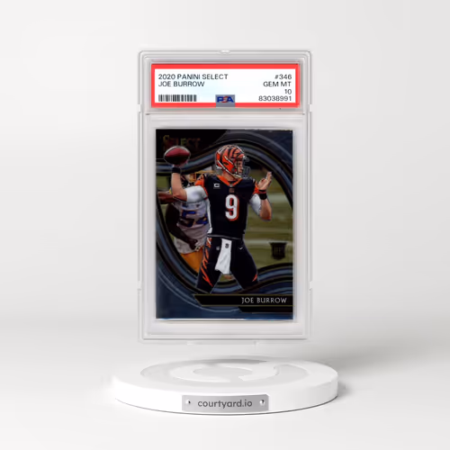 2020 Panini Select #346 Joe Burrow (PSA 10 GEM MINT)