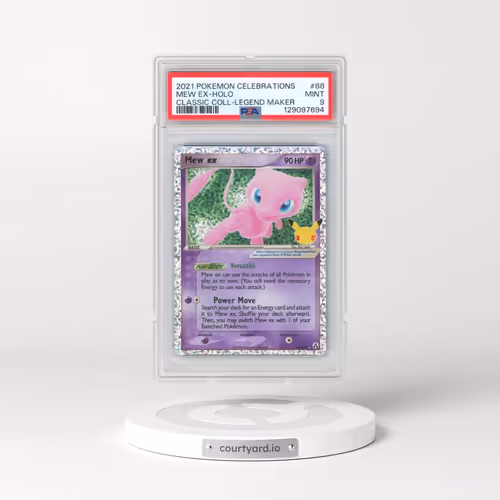2021 Pokémon Celebrations Classic Collection #88 Mew EX - Holo Holo (PSA 9 MINT)