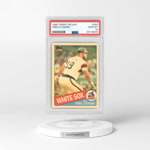 1985 Topps Tiffany #650 Greg Luzinski (PSA 10 GEM MINT)