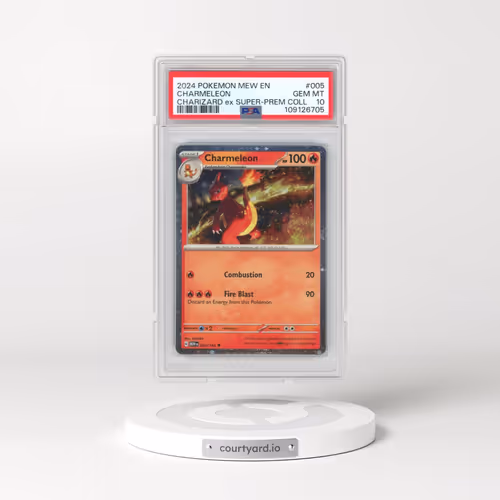 2024 Pokémon Mew EN-151 #005 Charmeleon - Charizard EX Super-Premium Collection (PSA 10 GEM MINT)
