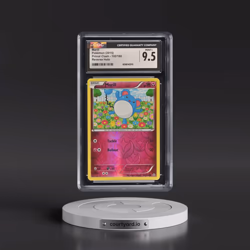 2015 Primal Clash #102/160 Marill - Reverse Holo (CGC 9.5 MINT+)