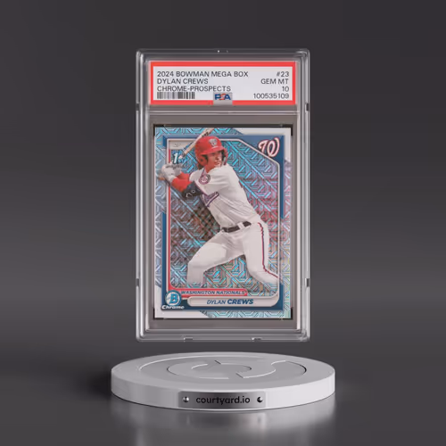 2024 Bowman Mega Box Chrome Prospects #23 Dylan Crews (PSA 10 GEM MINT)