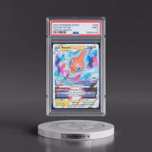 2023 Pokémon Sword and Shield Crown Zenith #046 Rotom Vstar (PSA 9 MINT)