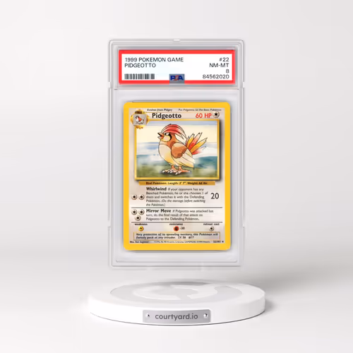 1999 Pokémon Game #22 Pidgeotto (PSA 8 NM-MT)