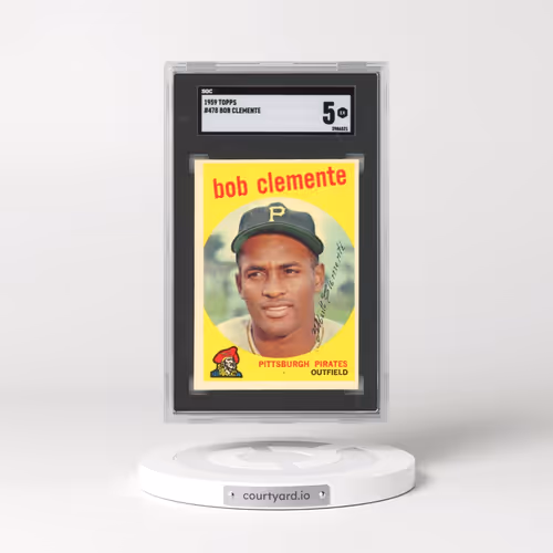 1959 Topps #478 Bob Clemente (SGC 5 EX)