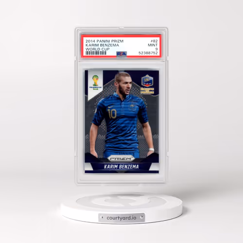 2014 Panini Prizm World Cup #82 Karim Benzema (PSA 9 MINT)