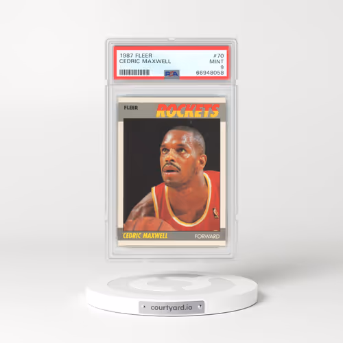 1987 Fleer #70 Cedric Maxwell (PSA 9 MINT)