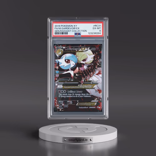 2016 Pokémon XY Generations Radiant Collection #RC31 M Gardevoir EX - Holo Full Art (PSA 6 EX-MT)
