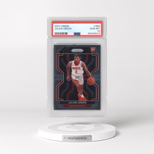 2021 Panini Prizm #306 Jalen Green (PSA 10 GEM MINT)