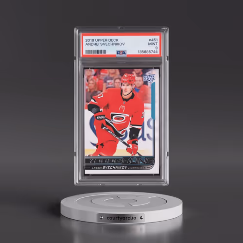 2018 Upper Deck #451 Andrei Svechnikov (PSA 9 MINT)