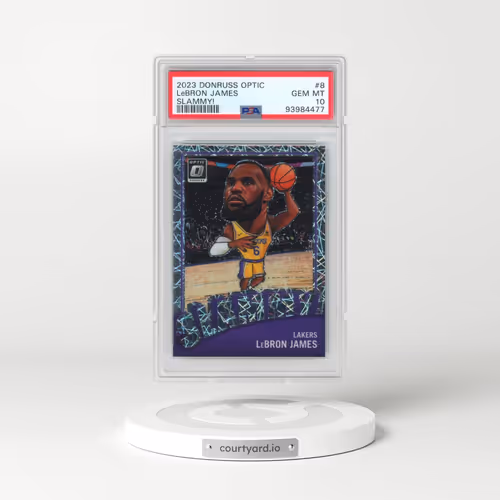 2023 Panini Donruss Optic Slammy! #8 LeBron James (PSA 10 GEM MINT)