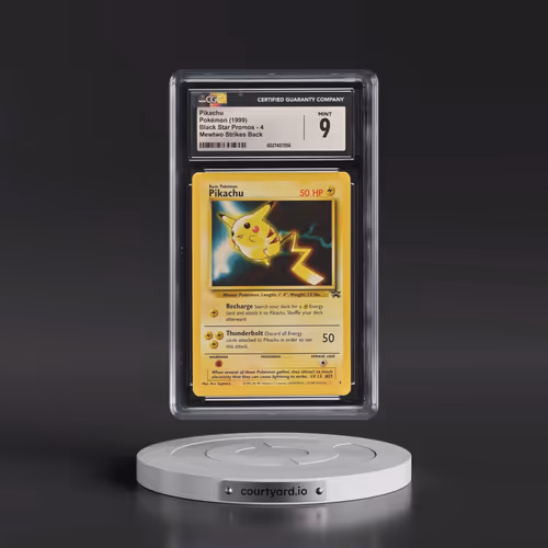 1999 Black Star Promos #4 Pikachu - Mewtwo Strikes Back (CGC 9 MINT)