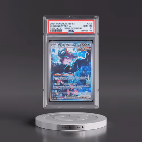 2024 Pokémon Tef EN-Temporal Forces #205 Walking Wake EX - Holo Special Illustration Rare (PSA 10 GE