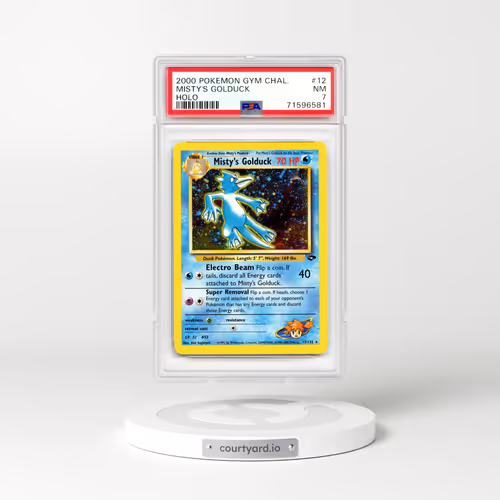 2000 Gym Challenge #12 Misty's Golduck - Holo (PSA 7 NM)