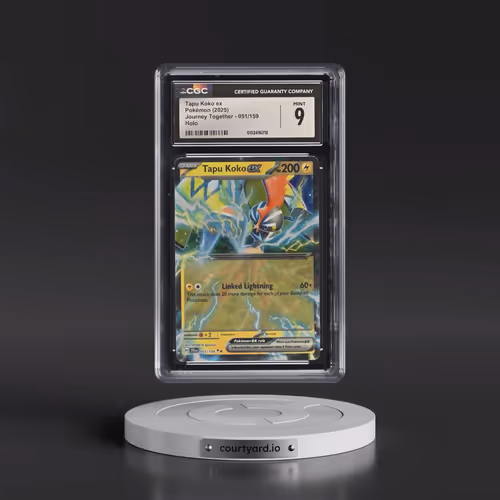 2025 Pokémon Jtg EN-Journey Together #051 Tapu Koko EX - Holo (CGC 9 MINT)