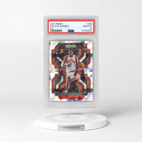 2021 Panini Prizm #320 Scottie Barnes - Ice (PSA 10 GEM MINT)
