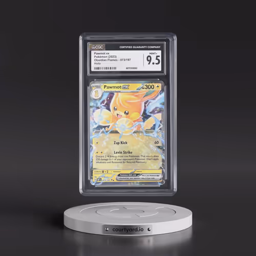 2023 Obsidian Flames - OBF EN #073/197 Pawmot ex - Holo (CGC 9.5 MINT+)