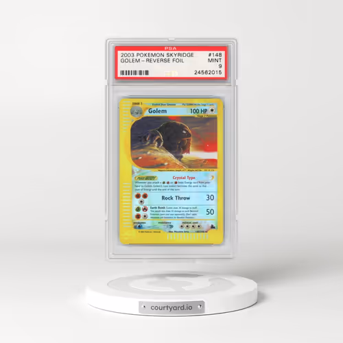 2003 Pokémon Skyridge #148 Golem - Reverse Foil (PSA 9 MINT)