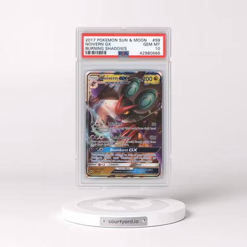 2017 Pokémon Sun & Moon Burning Shadows #99 Noivern GX - Holo (PSA 10 GEM MINT)