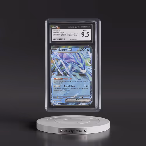 2023 Pokémon Clb-Trading Card Game Classic Blastoise & Suicune EX Deck #010 Suicune EX - Holo (CGC 9