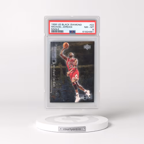 1998 Upper Deck Black Diamond #22 Michael Jordan - Single (PSA 8 NM-MT)