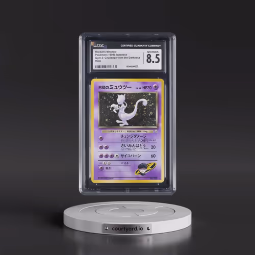 1999 Gym 2: Challenge from the Darkness Rocket's Mewtwo - Holo (CGC 8.5 NM-MT+)