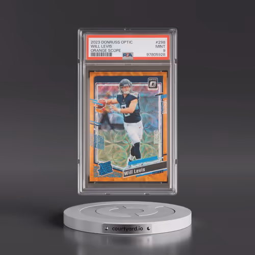 2023 Panini Donruss Optic #298 Will Levis - Orange Scope (PSA 9 MINT)