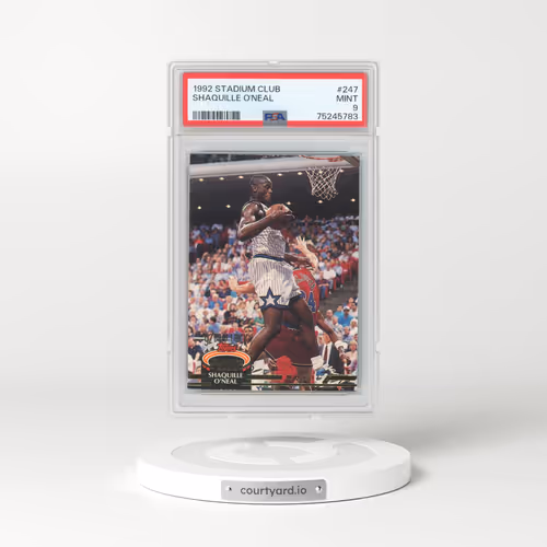 1992 Stadium Club #247 Shaquille O'Neal (PSA 9 MINT)