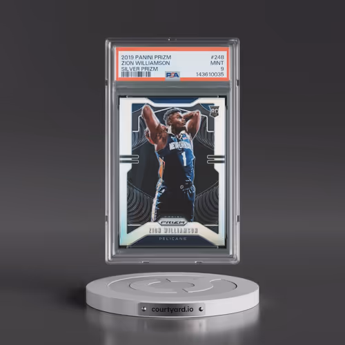 2019 Panini Prizm #248 Zion Williamson - Silver Prizm (PSA 9 MINT)