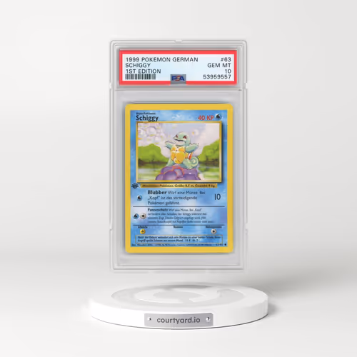 1999 Pokémon #63 Schiggy - 1st Edition (PSA 10 GEM MINT)