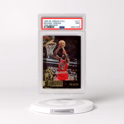 1995 SP Jordan Collection #JC17 Michael Jordan - 1988 NBA MVP (PSA 9 MINT)