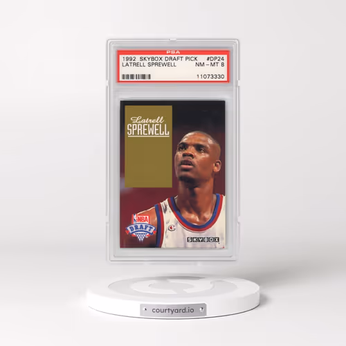1992 Skybox Draft Picks #DP24 Latrell Sprewell (PSA 8 NM-MT)