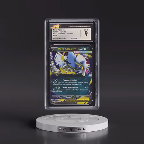 2025 Mega Evolution - MEG EN #086/132 Mega Absol ex - Holo (CGC 9 MINT)