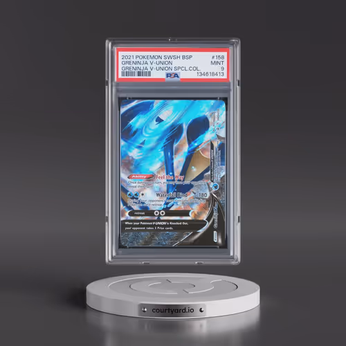 2021 Pokémon Swsh Black Star Promo #158 Greninja V-Union - Greninja V-Union Special Collection (PSA