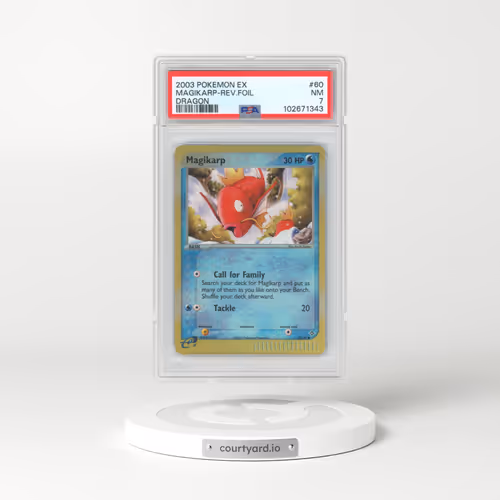 2003 Pokémon EX Dragon #60 Magikarp - Reverse Foil (PSA 7 NM)