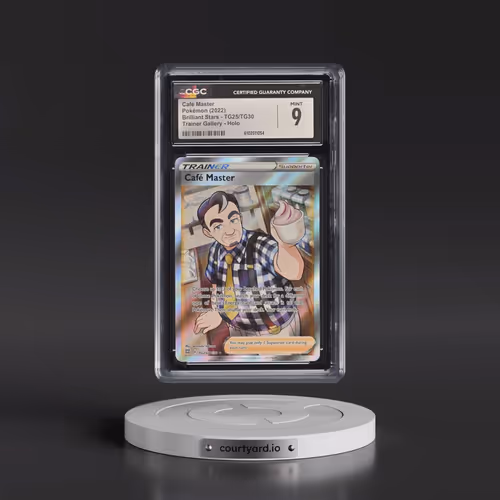2022 Brilliant Stars #TG25/TG30 Café Master - Trainer Gallery Holo (CGC 9 MINT)