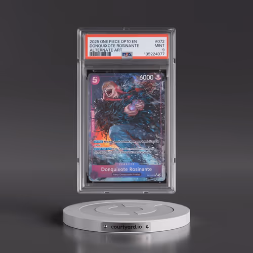 2025 One Piece OP10-Royal Blood #072 Donquixote Rosinante - Alternate Art (PSA 9 MINT)