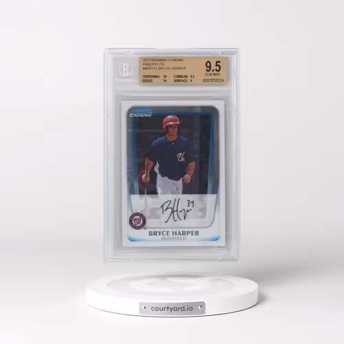 2011 Bowman Chrome Prospects #BCP111 Bryce Harper (BGS 9.5 GEM MINT)