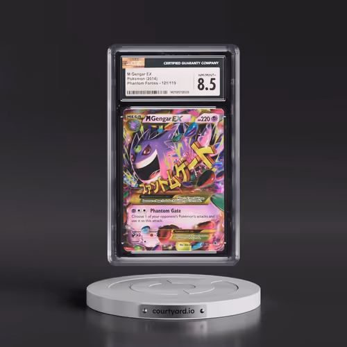 2014 Phantom Forces #121/119 M Gengar EX - Secret Rare Holo (CGC 8.5 NM-MT+)