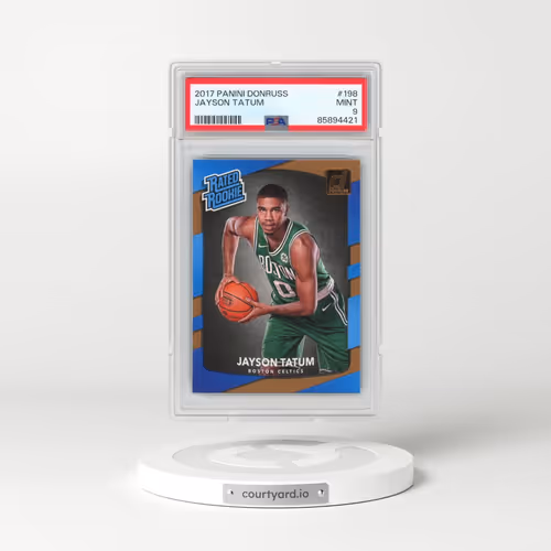 2017 Panini Donruss #198 Jayson Tatum (PSA 9 MINT)