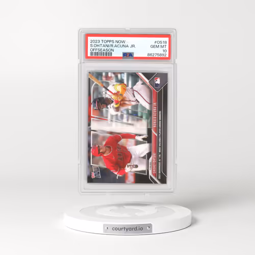 2023 Topps Now Offseason #OS18 Ronald Acuna Jr./Shohei Ohtani (PSA 10 GEM MINT)